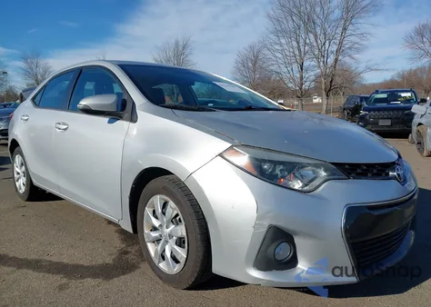 2016 Toyota Corolla S из США, поврежденный, VIN 2T1BURHE0GC603127